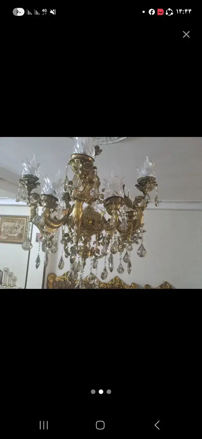 لوستر برنز|لوستر و چراغ آویز|کرمانشاه, |دیوار