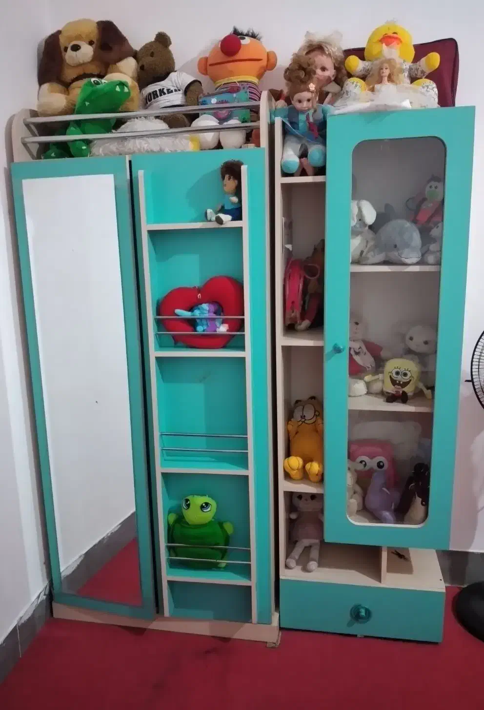 کمد و جالباسی کودک|جاکفشی، کمد، دراور|خرم‌آباد, |دیوار