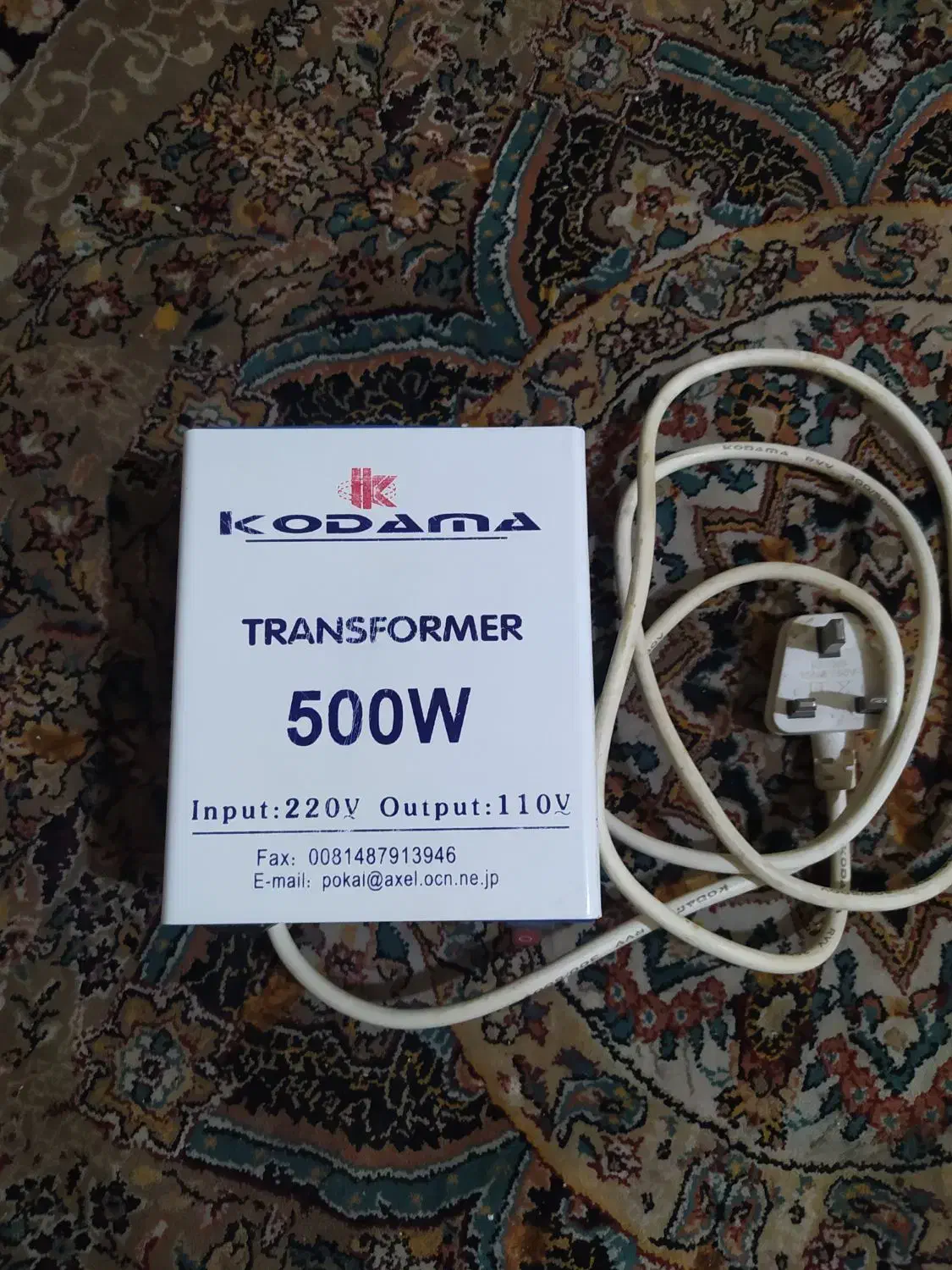 ترانس ۵۰۰ولت تبدیل ۲۲۰به ۱۱۰ ولت|قطعات و لوازم جانبی رایانه|سنندج, |دیوار