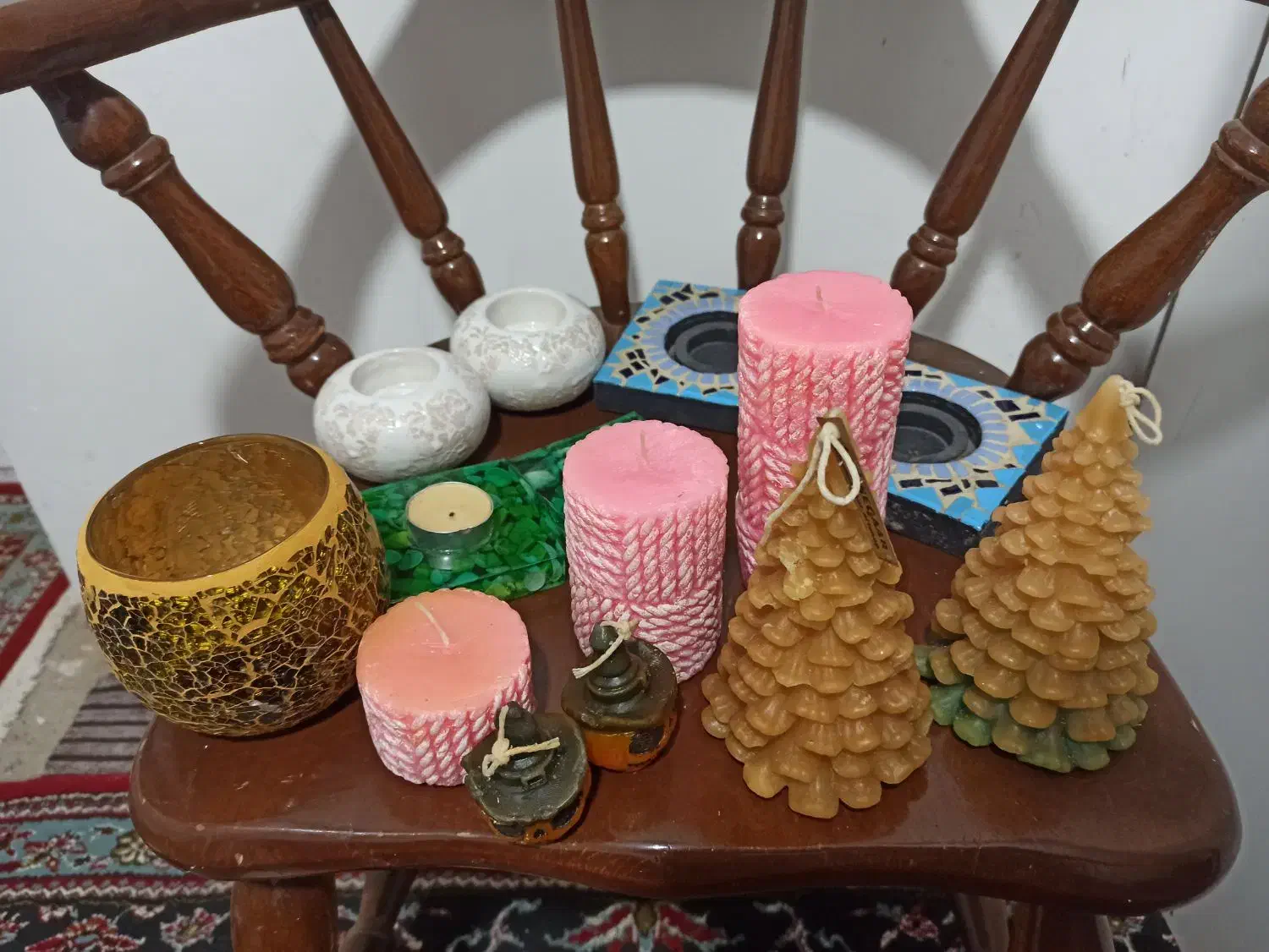 شمع هالووین و جا شمعی|صنایع دستی و سایر لوازم تزئینی|کوهدشت, |دیوار