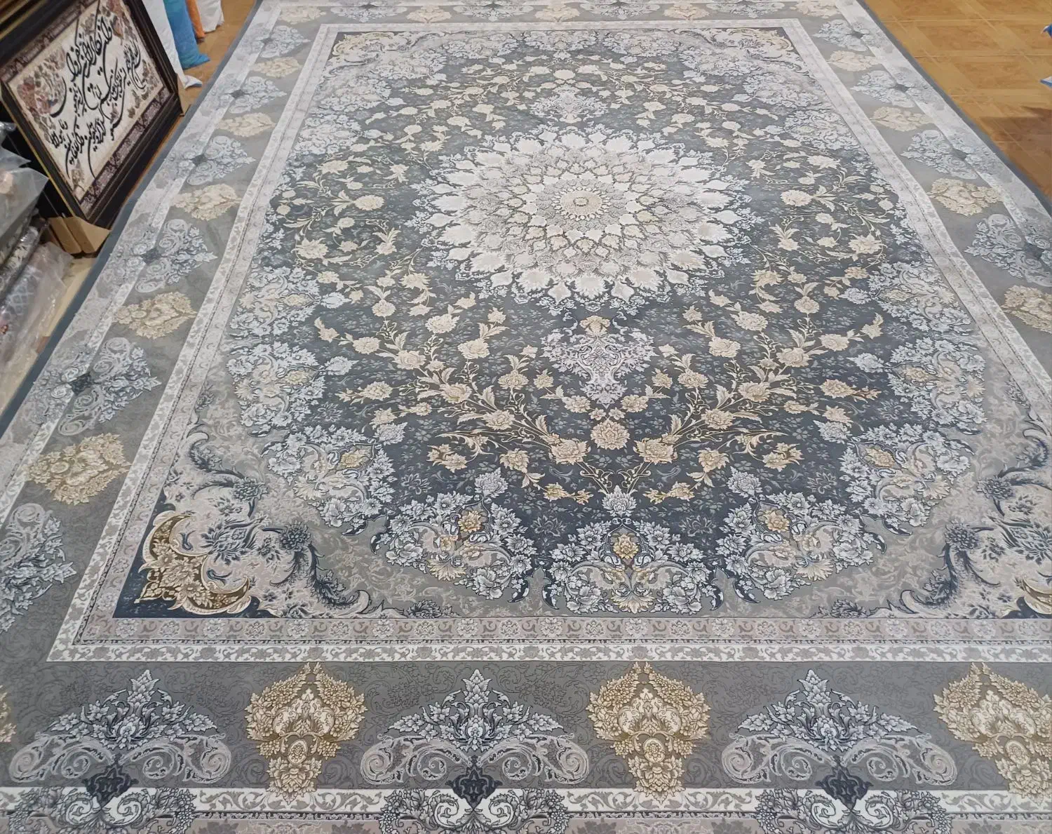 فرش ۱۲ متری|فرش|قره چای, |دیوار