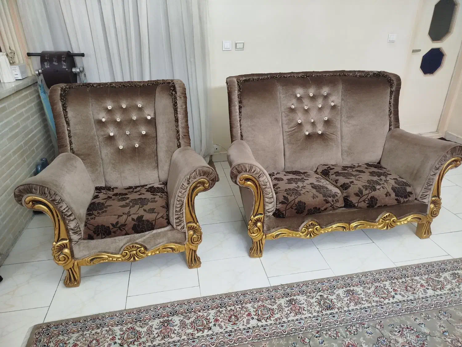 مبل هفت نفره راحتی|مبلمان خانگی و میز عسلی|تهران, ائمه اطهار|دیوار