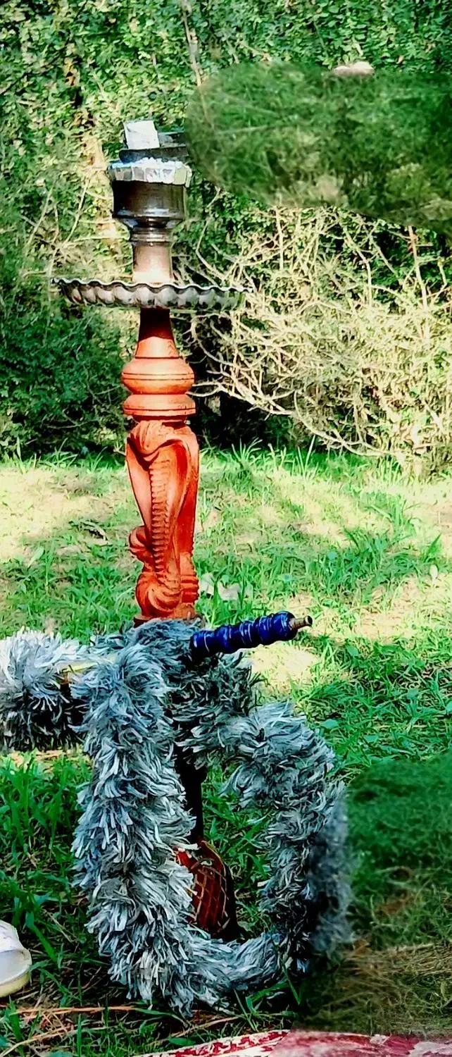 قلیان چوب سرخ|صنایع دستی و سایر لوازم تزئینی|رشت, پیرکلاچای|دیوار