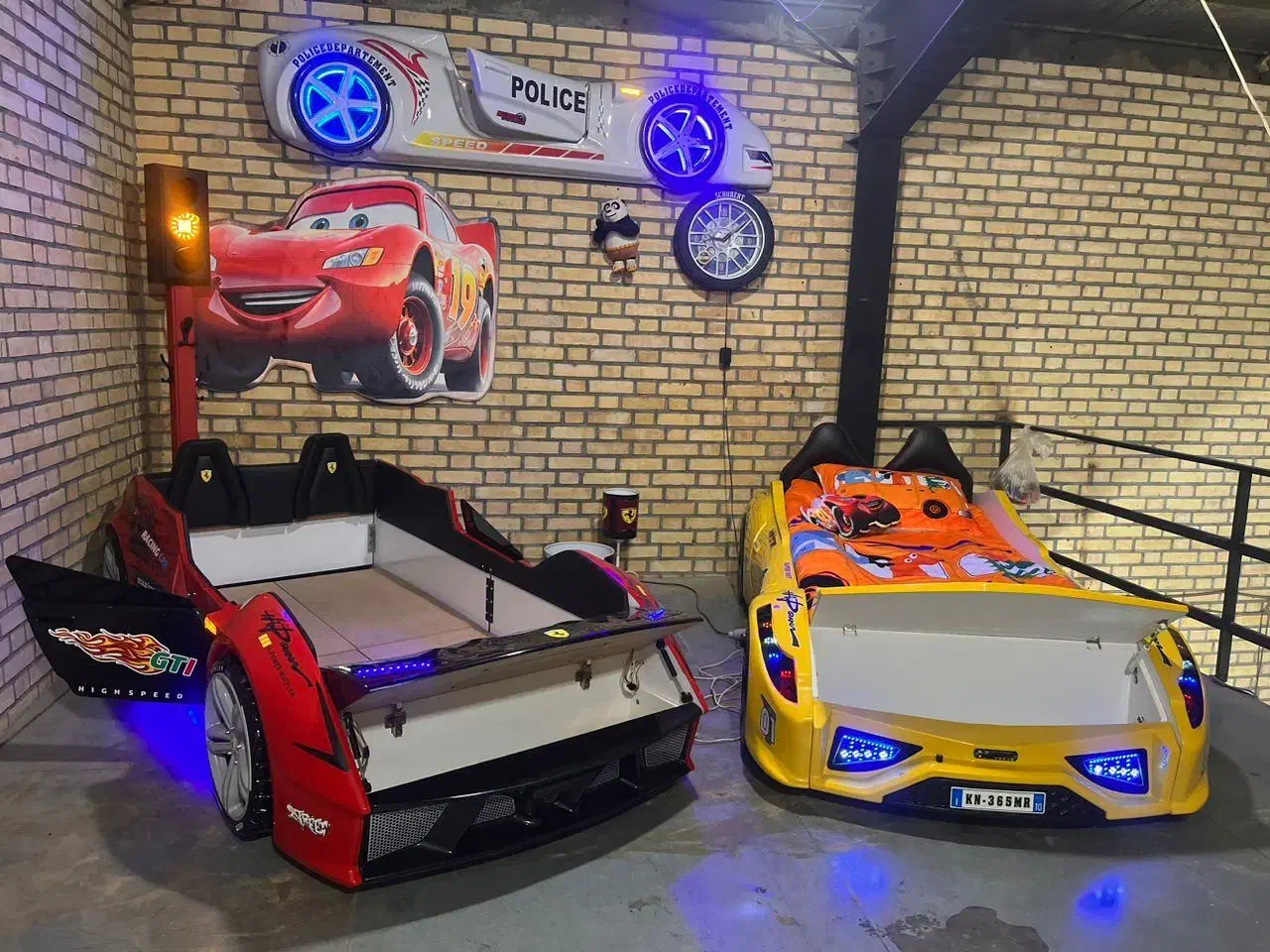 تخت خواب ماشینی آراچوب قسطی بخر بچه تو شاد کن|تخت و سرویس خواب|تهران, افسریه شمالی|دیوار