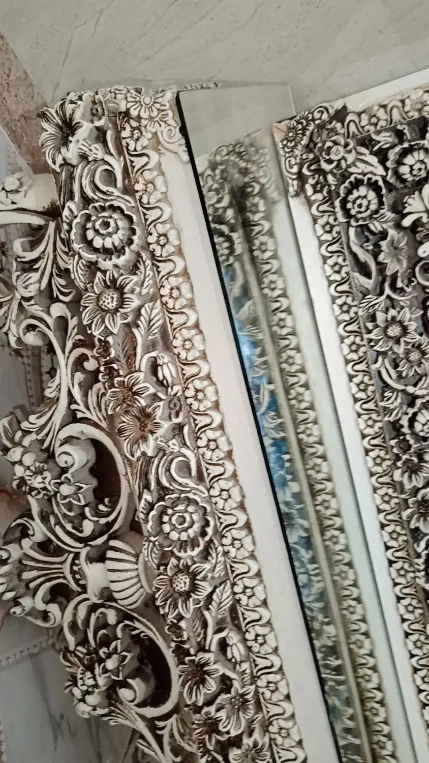 آیینه شمعدان تاج دار عروس شیک|صنایع دستی و سایر لوازم تزئینی|کرمان, |دیوار