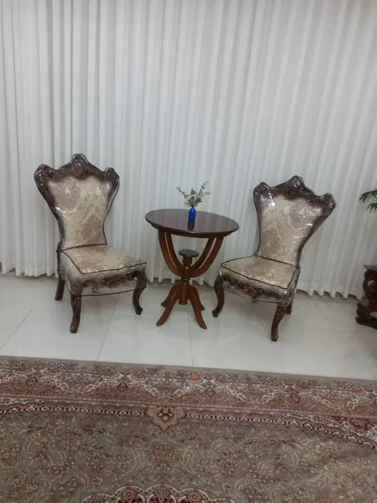 مبل استیل 9 نفره بسیار تمیز و نو|مبلمان خانگی و میز عسلی|بوئین زهرا, |دیوار