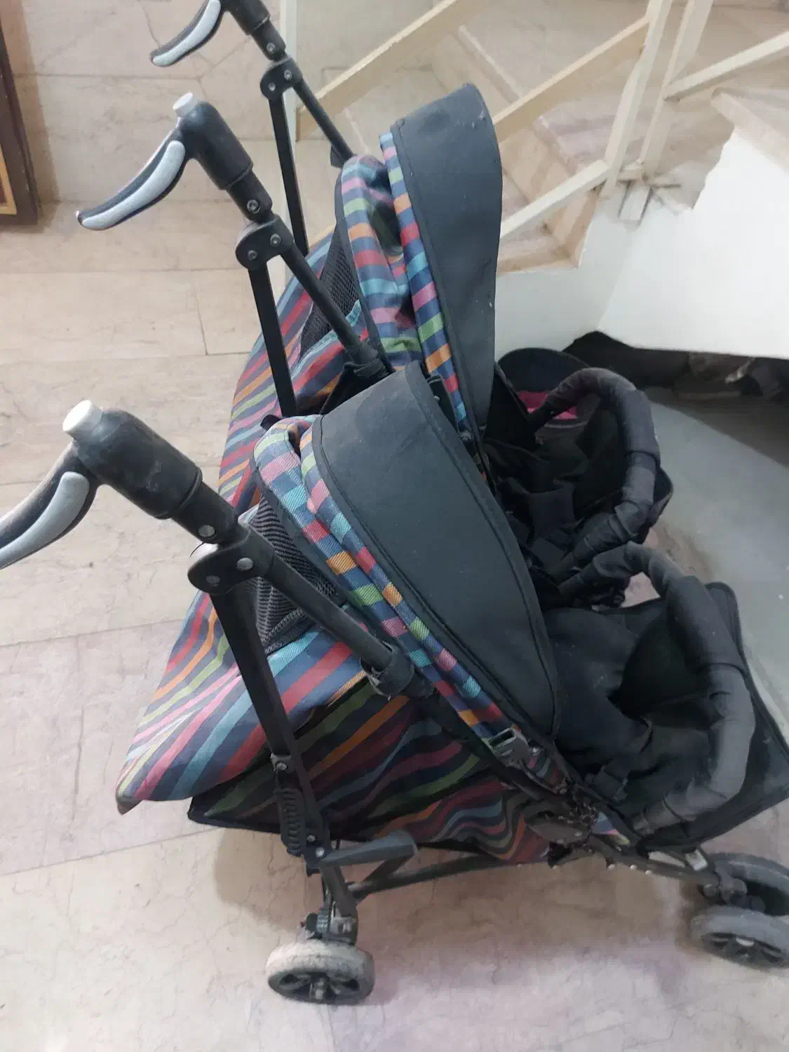 کالسکه دوقلو|کالسکه و لوازم جانبی|اراک, |دیوار