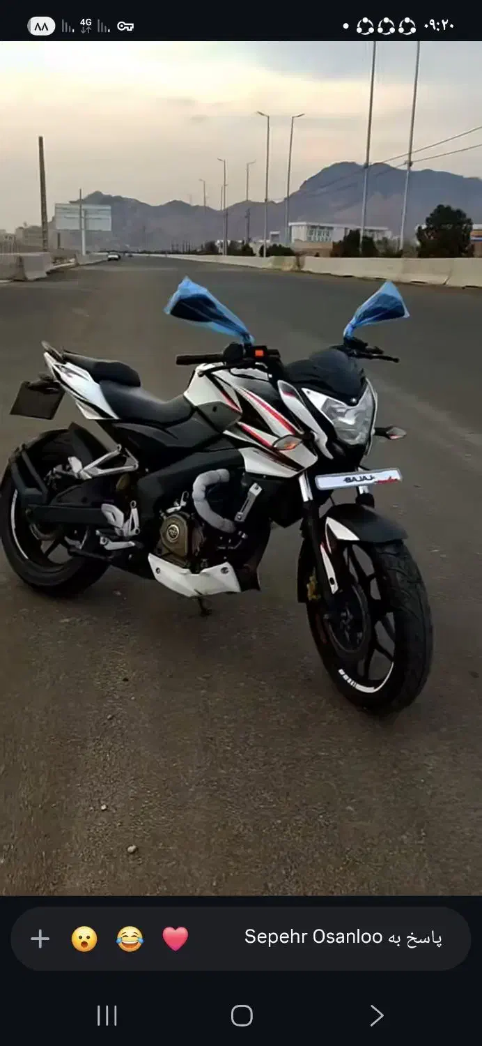 ns 200 مدل 95|موتورسیکلت|قرچک, مهدیه|دیوار