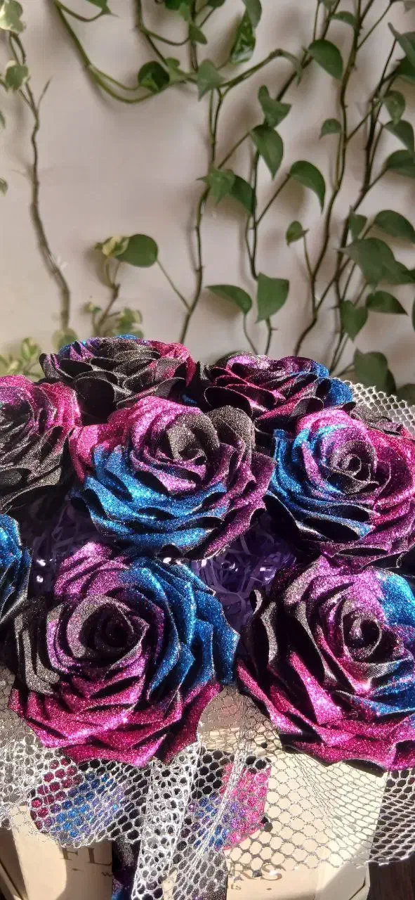 باکس گل فول شاین کهکشانی|گل مصنوعی|لاهیجان, شهرک جانبازان|دیوار