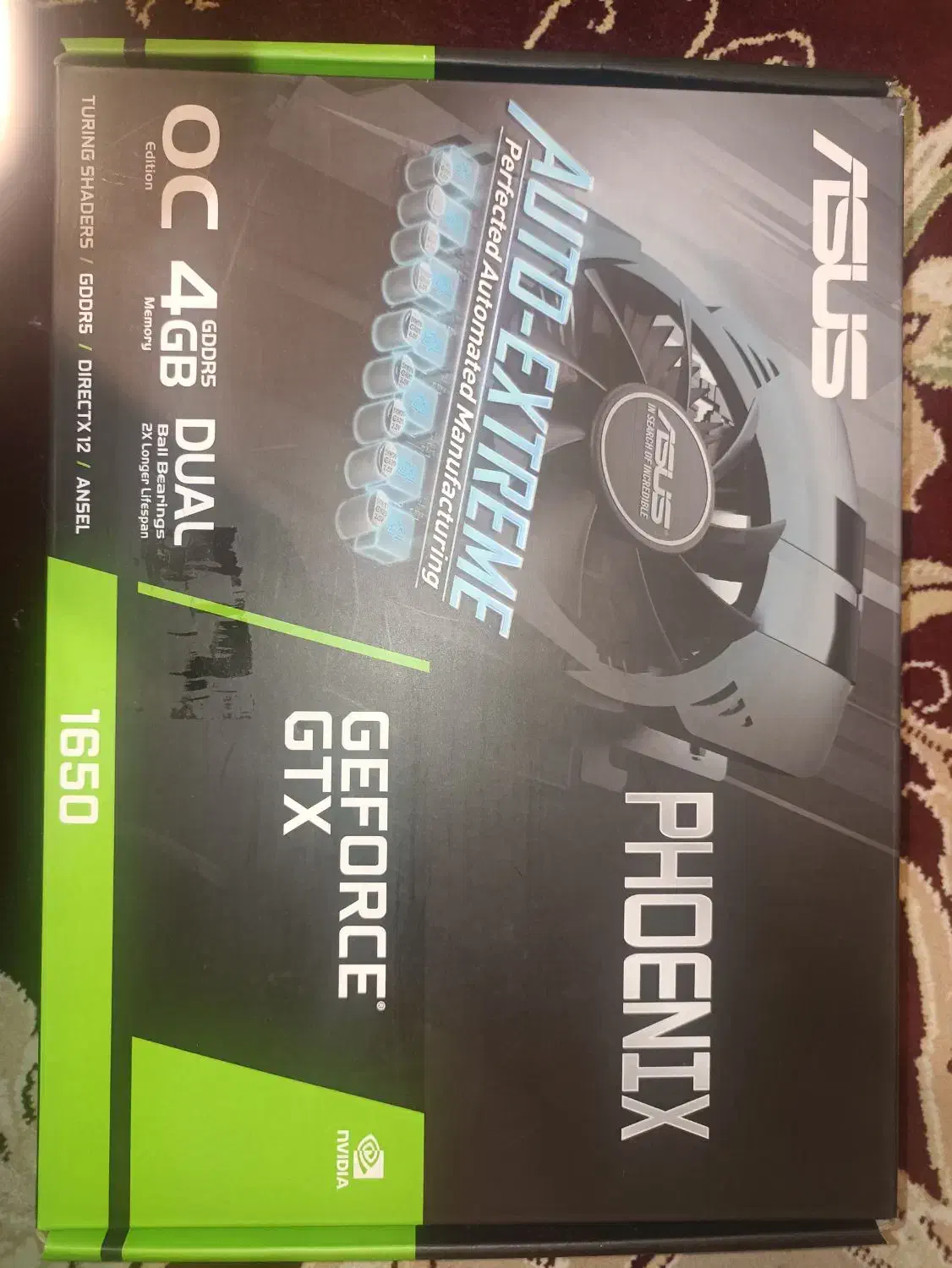 کارت گرافیک  gtx geforce 1650 4g OC|قطعات و لوازم جانبی رایانه|مشهد, طلاب|دیوار
