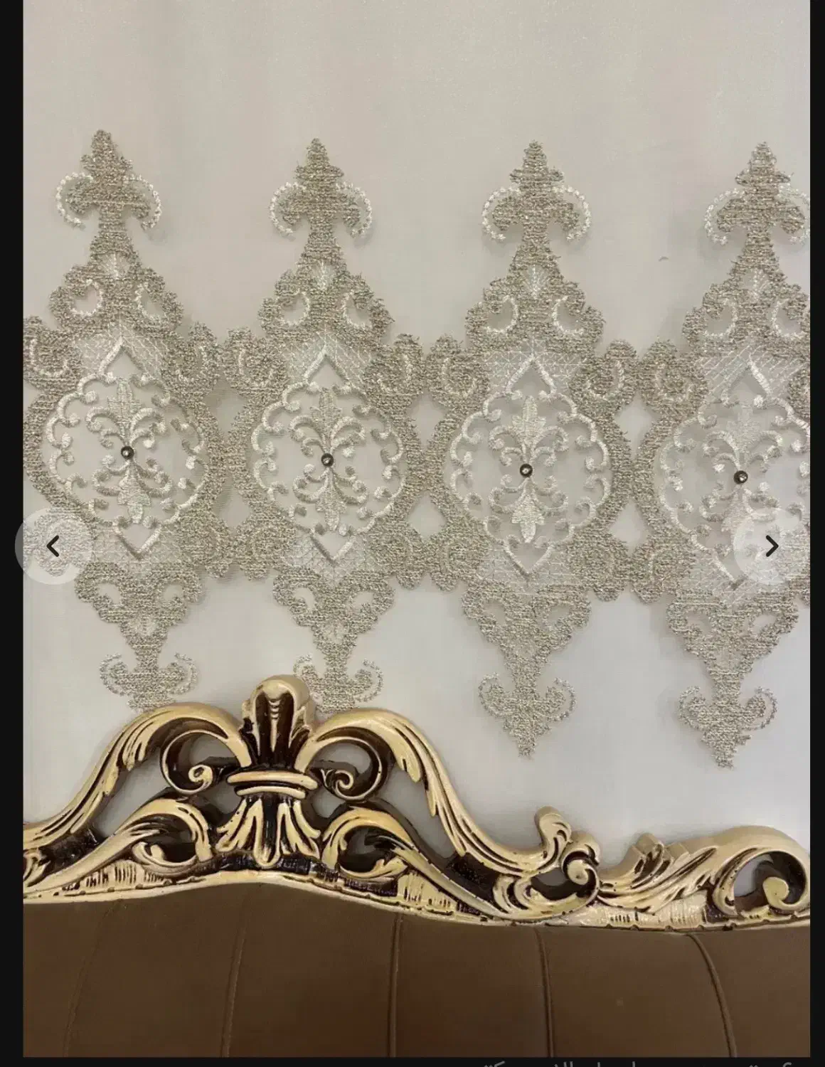 ۶متر پرده با دو عدد والان|پرده، رانر، رومیزی|اردبیل, |دیوار