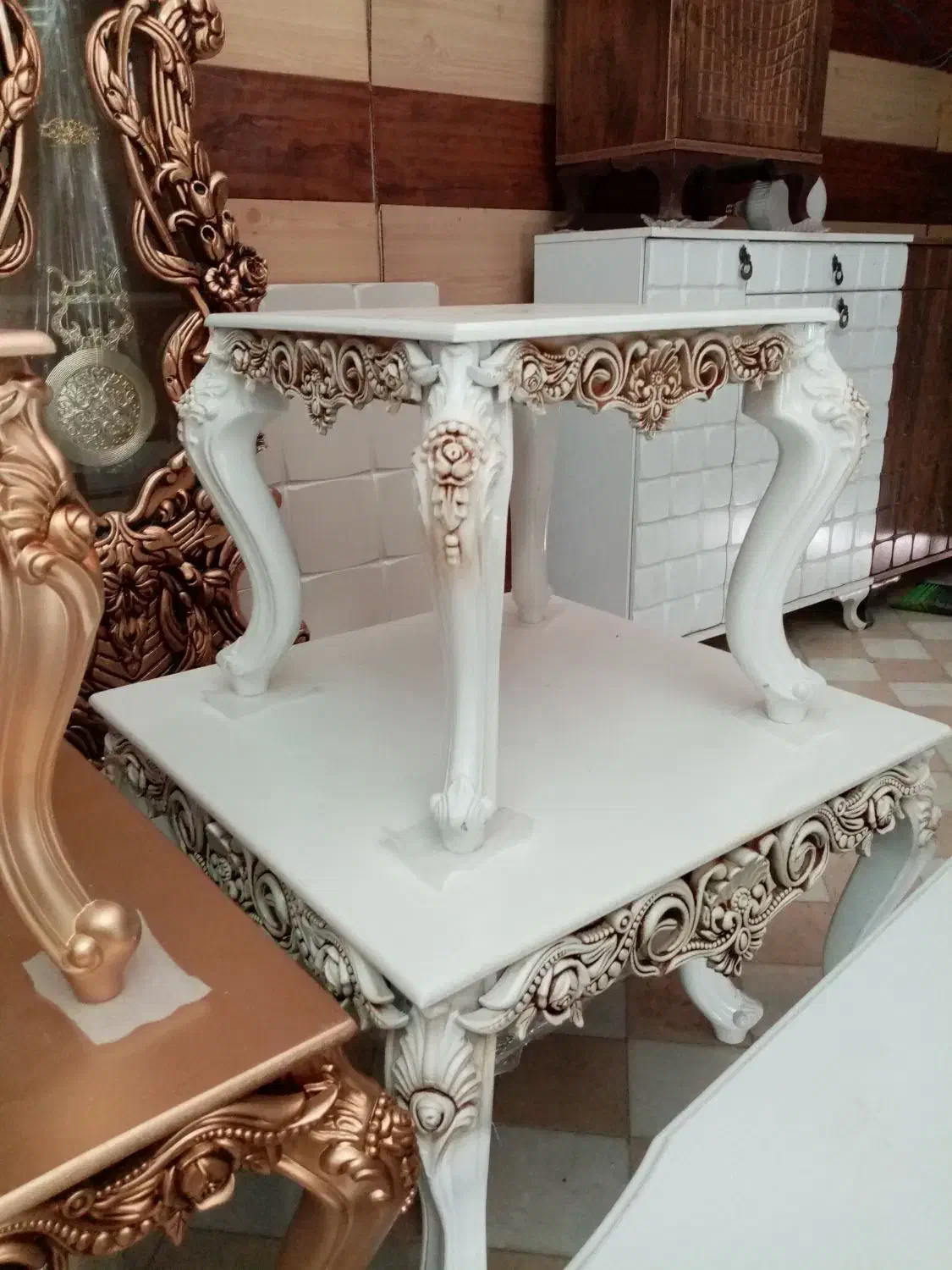 جلومبلی و عسلی،جاکفشی،آینه و کنسول،قیمت باورنکردنی|مبلمان خانگی و میز عسلی|شیراز, دکتر حسابی|دیوار