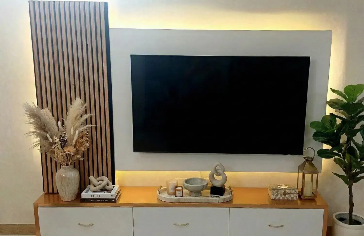 تی وال،میز تی وی،ترمو وال و نور مخفی|میز تلویزیون|قم, عمار یاسر|دیوار