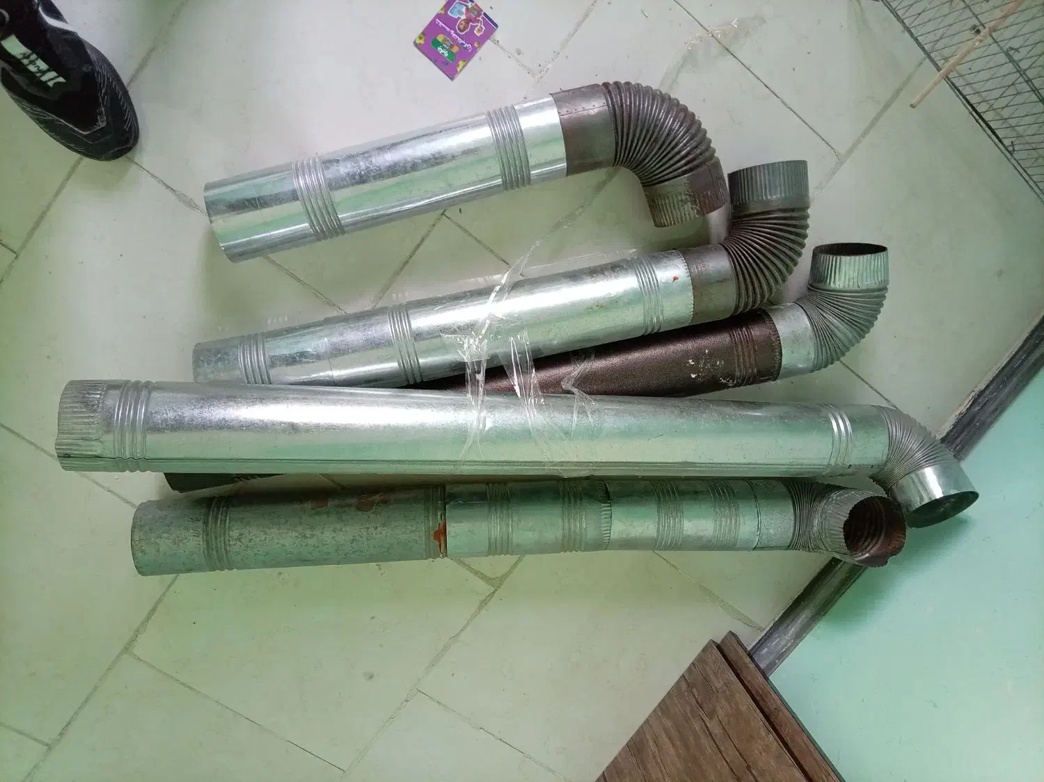 لوله بخاری|بخاری، هیتر، شومینه|محمدشهر, شهرک پیام (مهرالبرز)|دیوار