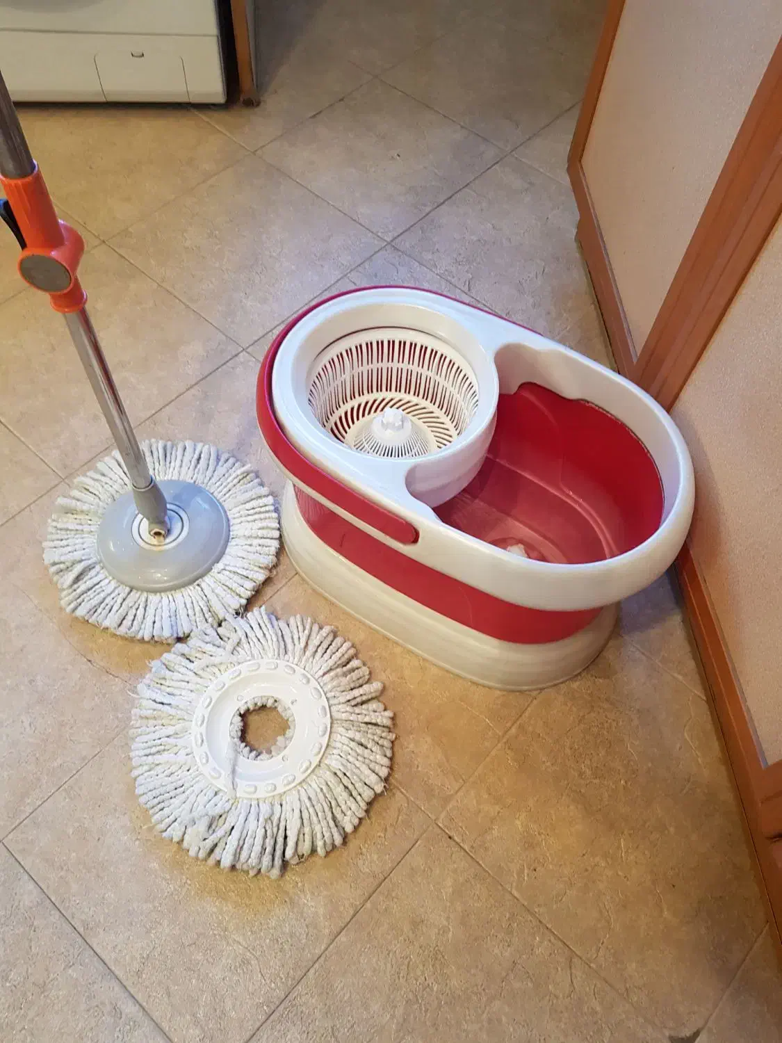 سطل تی زمین شوی خشک کن چرخشی مهسان ایرسا|لوازم نظافت|تهران, امیرآباد|دیوار