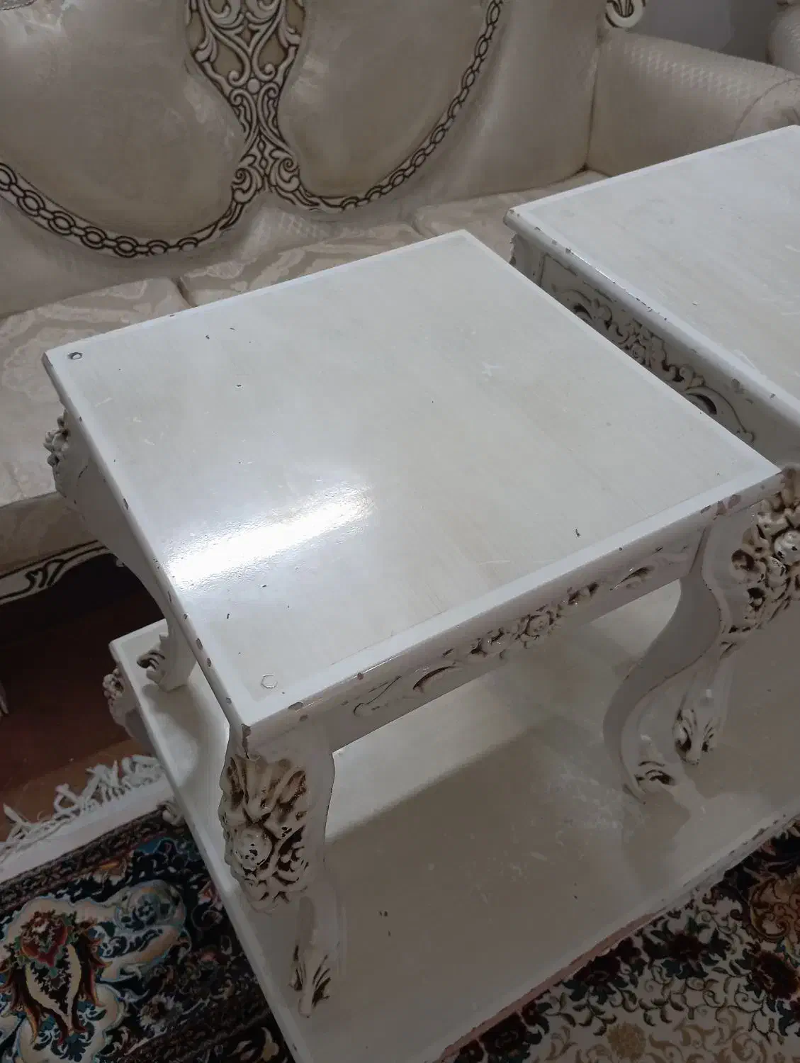 میز عسلی/جلو مبلی چوبی|مبلمان خانگی و میز عسلی|قم, پردیسان|دیوار