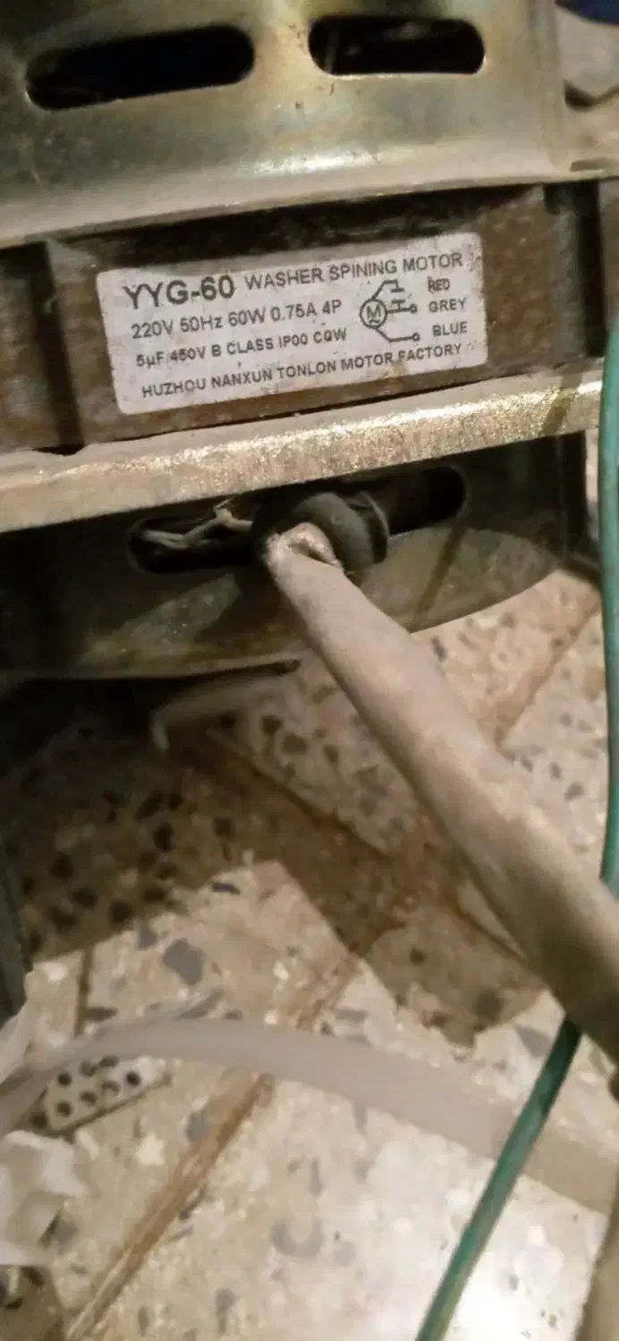 موتور ماشین لباس شویی باخشک کن و کلیه وسایل|ماشین لباسشویی و خشککن لباس|شهرکرد, |دیوار