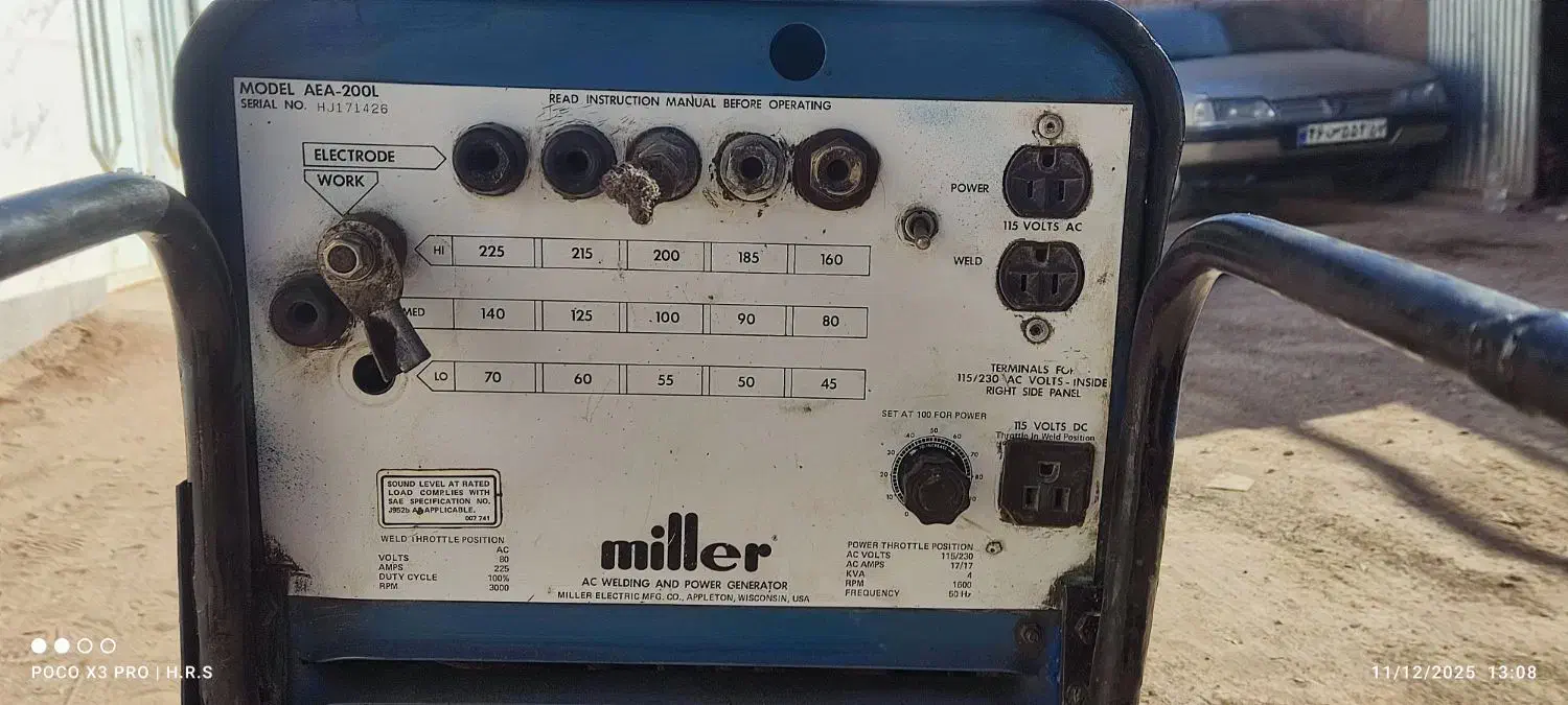دستگاه برق و جوش میلر آمریکا|ماشین‌آلات صنعتی|قائن, |دیوار