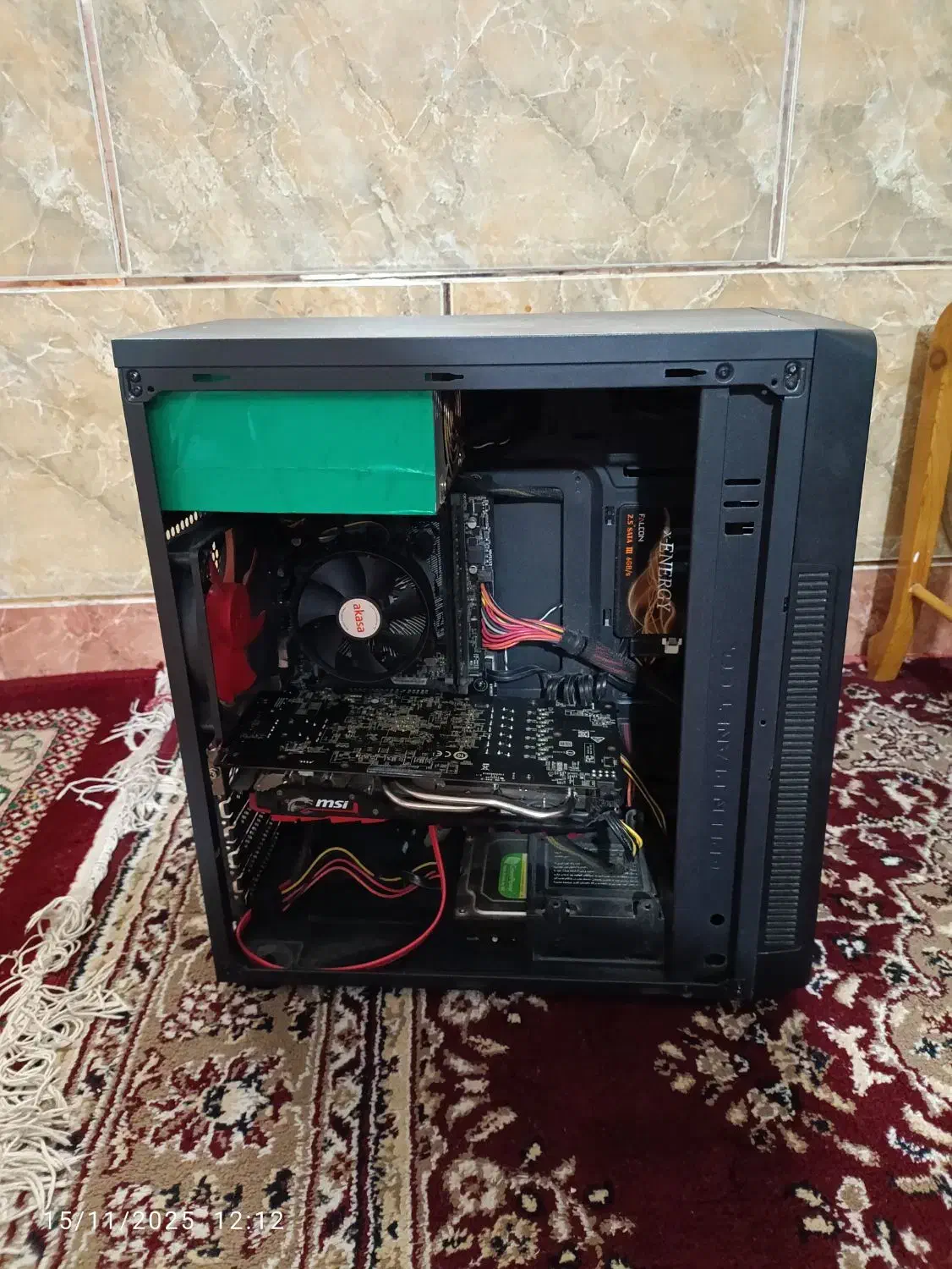 کیس کامپیوتر|رایانه رومیزی|رودان, |دیوار