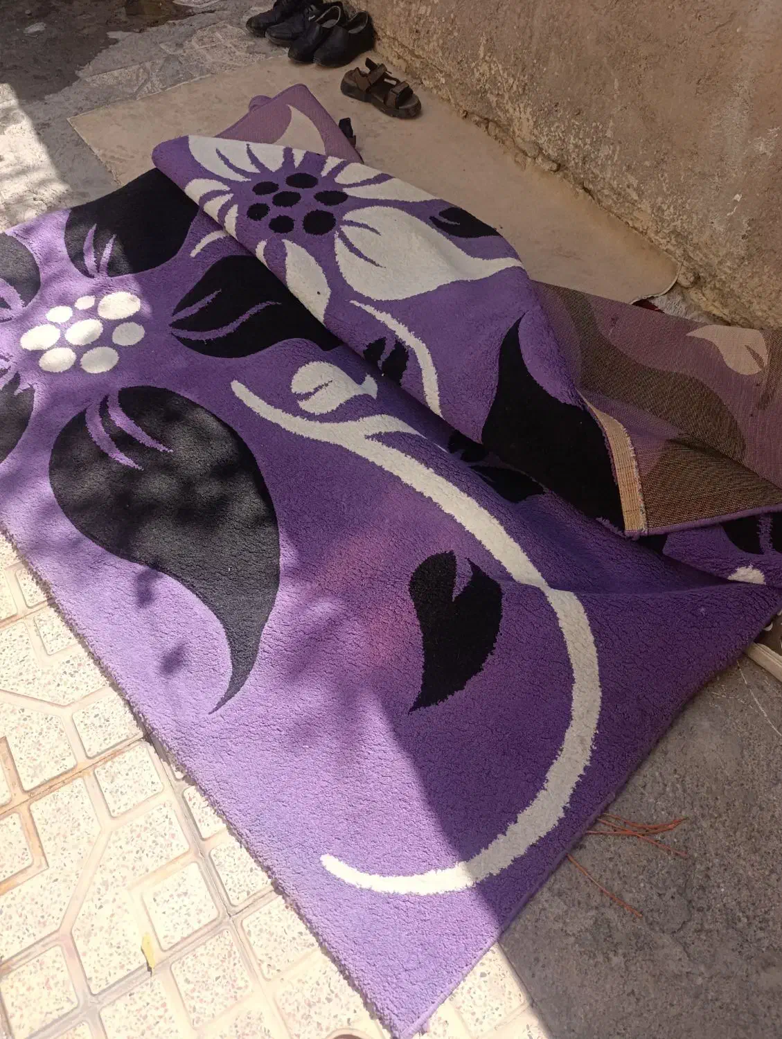 فرش ماشینی 6متری ترکیه در حد نو|فرش|تبریز, |دیوار