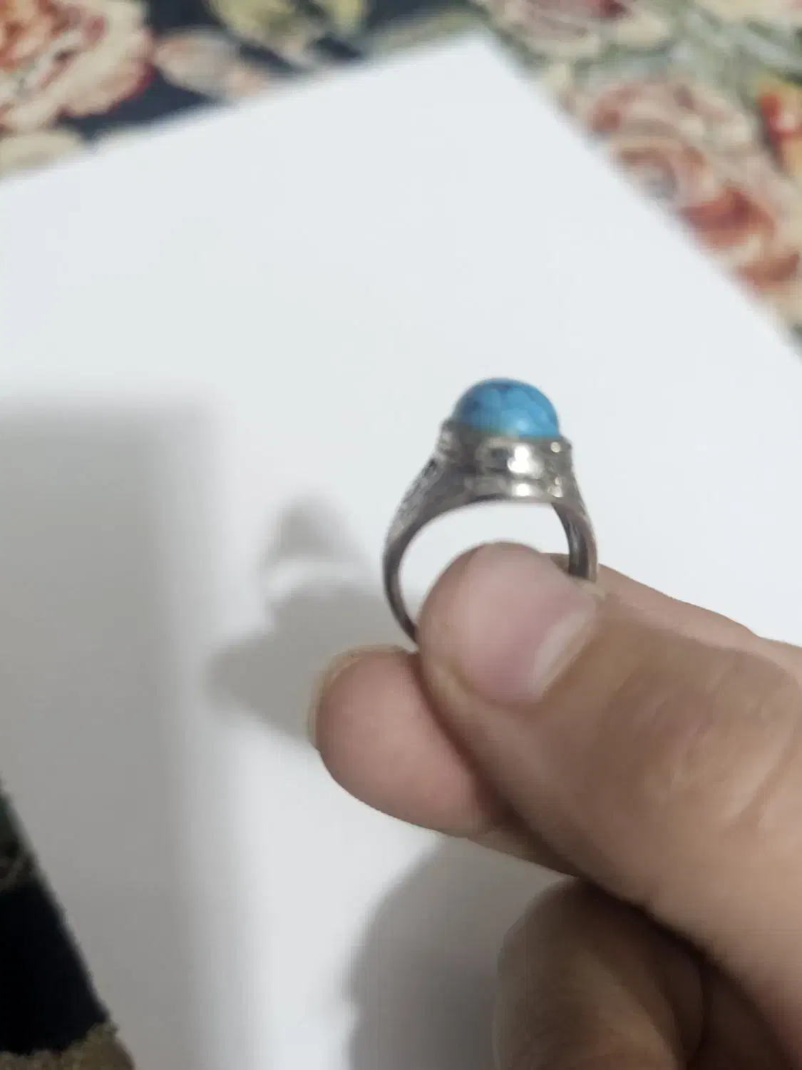 نقره وفیروزه|جواهرات|جم, |دیوار