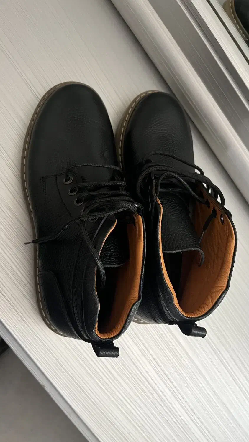 نیم بوت چرم صفر|کیف، کفش، کمربند|نقده, |دیوار