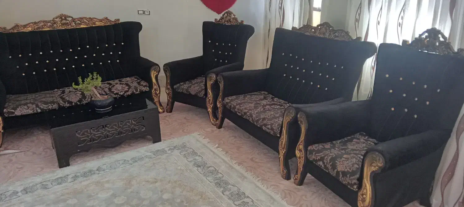 مبل سلطنتی|مبلمان خانگی و میز عسلی|ایلام, |دیوار