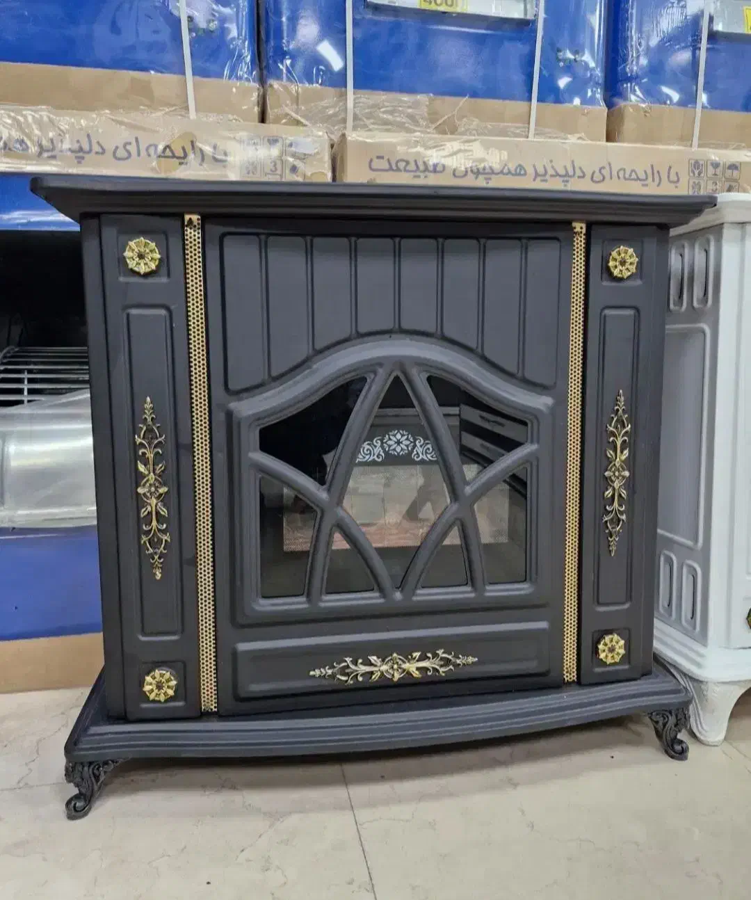 بخاری گازی ۳۴ هزار طرح ارنست (با گارانتی شرکتی)|بخاری، هیتر، شومینه|تهران, نیروی هوایی (پیروزی)|دیوار