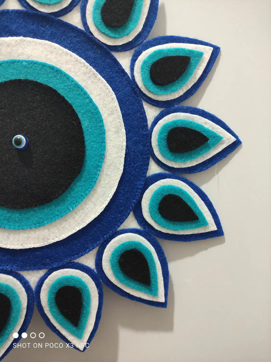 چشم نظر نمدی|صنایع دستی و سایر لوازم تزئینی|بندر ترکمن, |دیوار