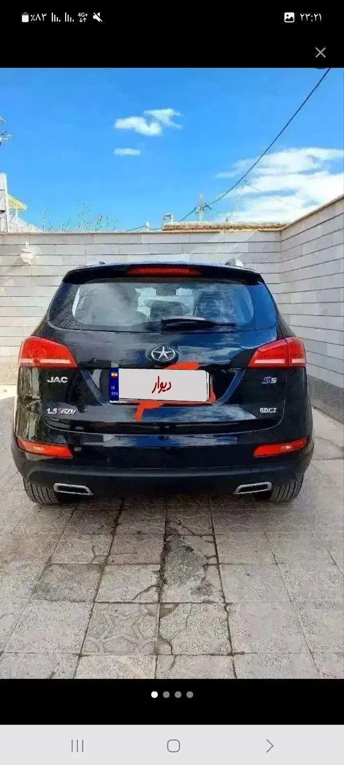 جک S5 مشکی مدل ۴۰۲ پلاک تهران|خودرو کلاسیک|بهبهان, |دیوار