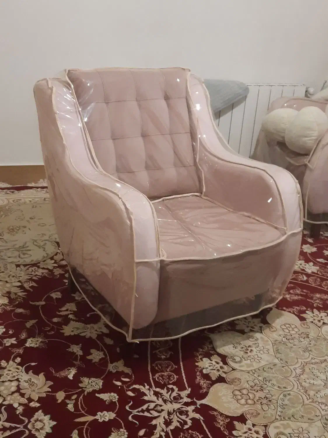 مبل تک نفره با کاور تعداد ۲ عدد|مبلمان خانگی و میز عسلی|کنگاور, |دیوار