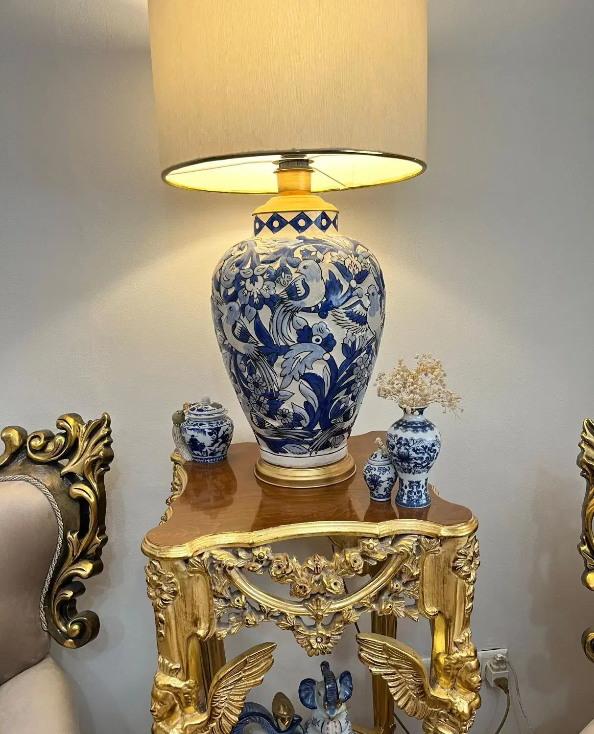 *آباژور با وسائل تزئینی*|صنایع دستی و سایر لوازم تزئینی|شیراز, شهرک سراج‎|دیوار