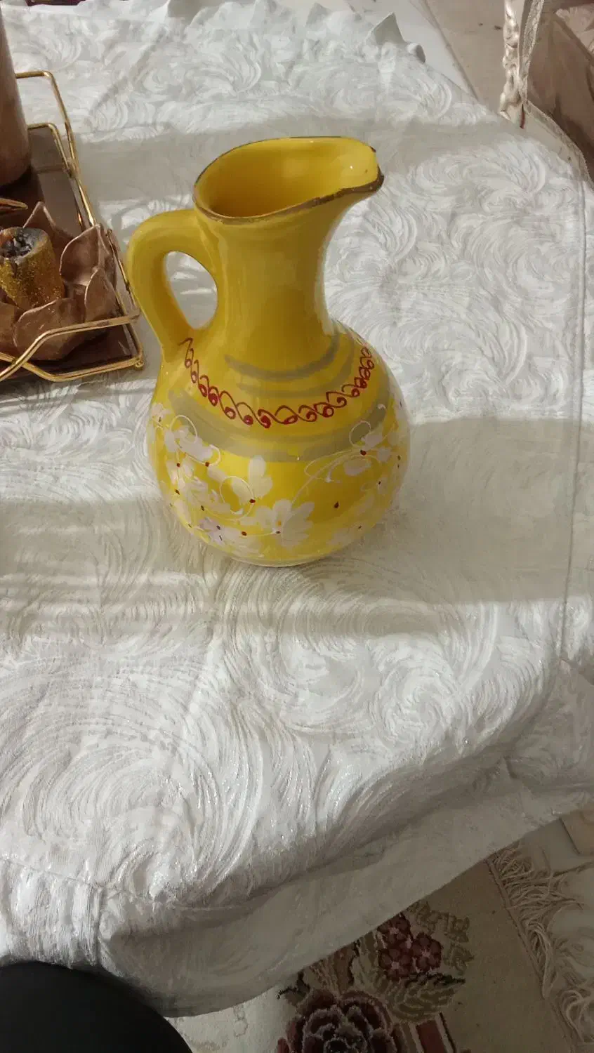 پارچ کوزه ای ی لپ پر کوچیک داره|صنایع دستی و سایر لوازم تزئینی|بجنورد, |دیوار