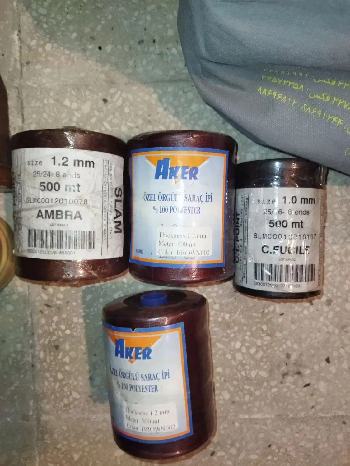 نخ موم دار برای چرم دوزی|صنایع دستی و سایر لوازم تزئینی|پردیس, فاز ۲|دیوار