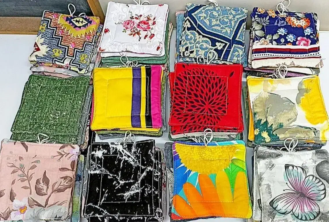 دستگیره آشپزخانه((کتان نخ ونخ پنبه)) قیمت عمده|سفره، حوله، دستمال آشپزخانه|ری, علایین|دیوار