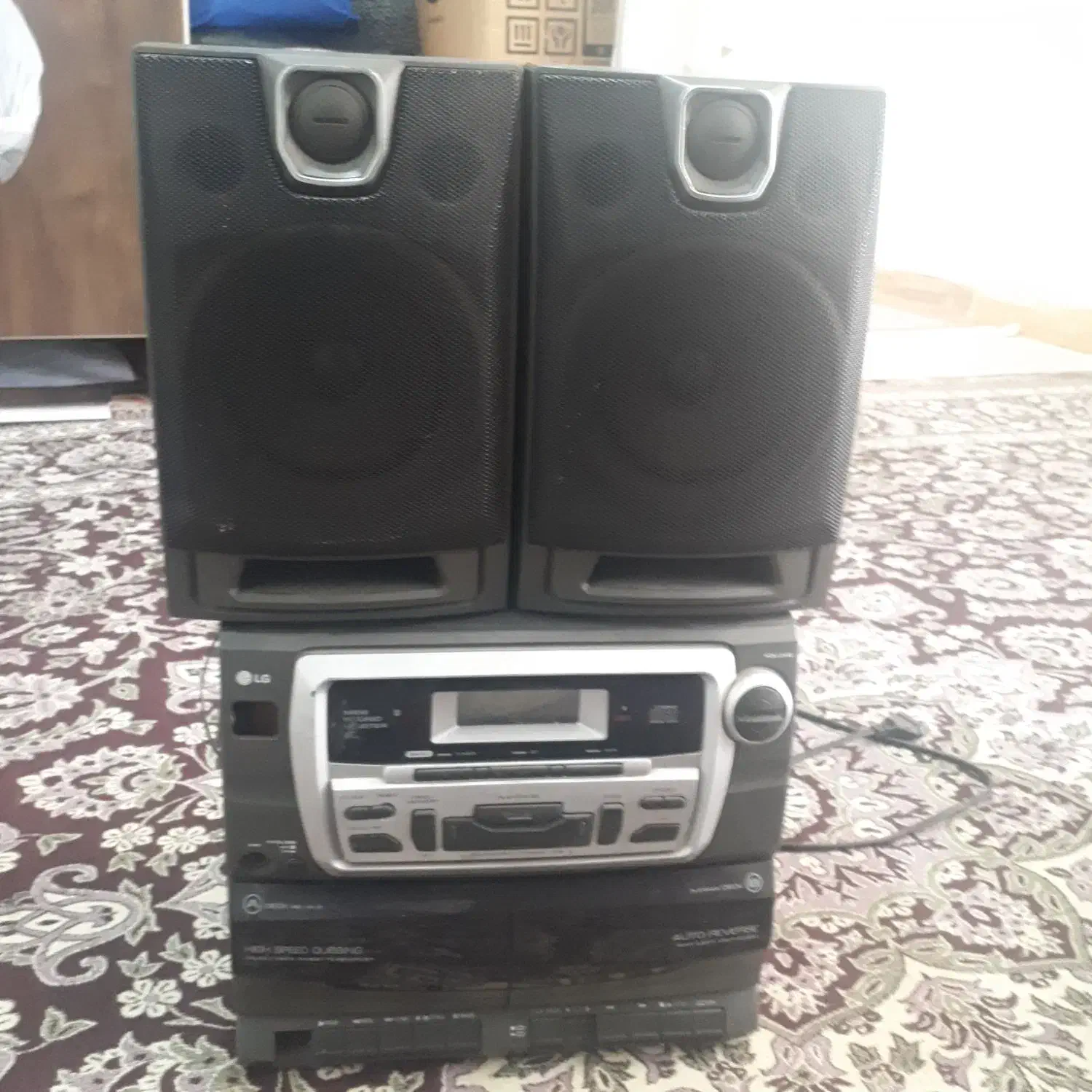 ضبط صوت cd خور دوبانده  باقابلیت کاست ورادیو|سیستم صوتی خانگی|قزوین, |دیوار