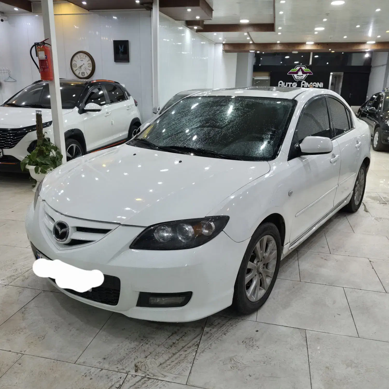 مزدا ۳ تیپ ۳ مدل ۸۶ سفید|خودرو سواری و وانت|قائم‌شهر, |دیوار