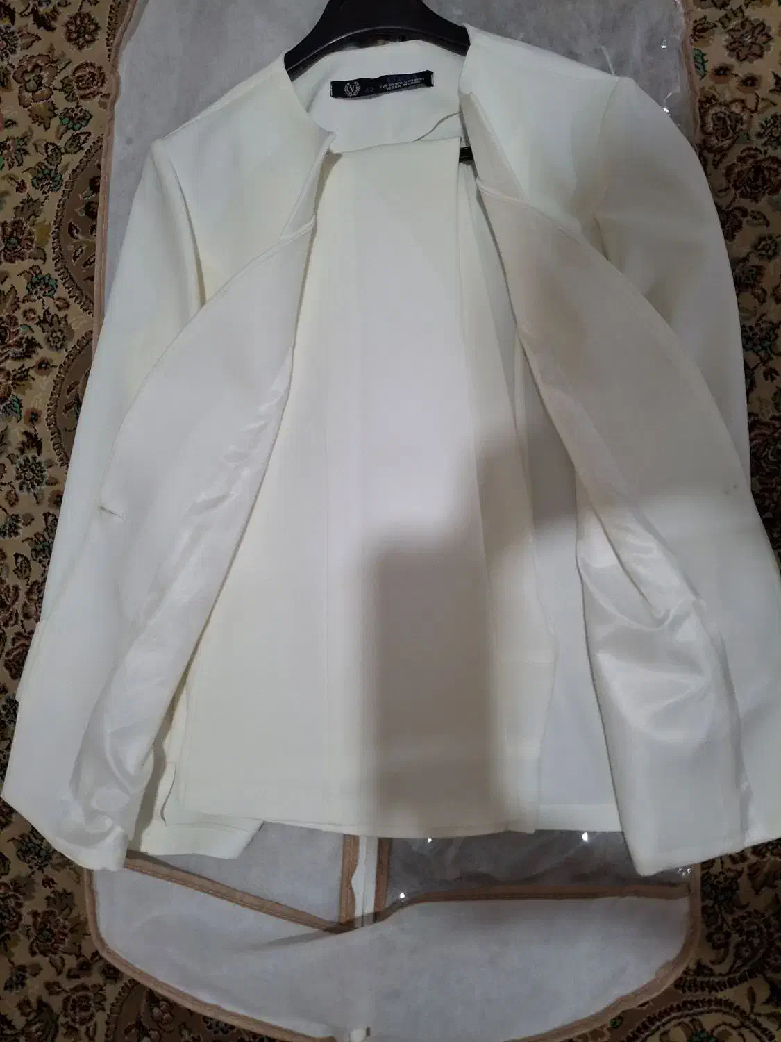 کت و شلوار سفید عقد محضری|لباس|قوچان, |دیوار