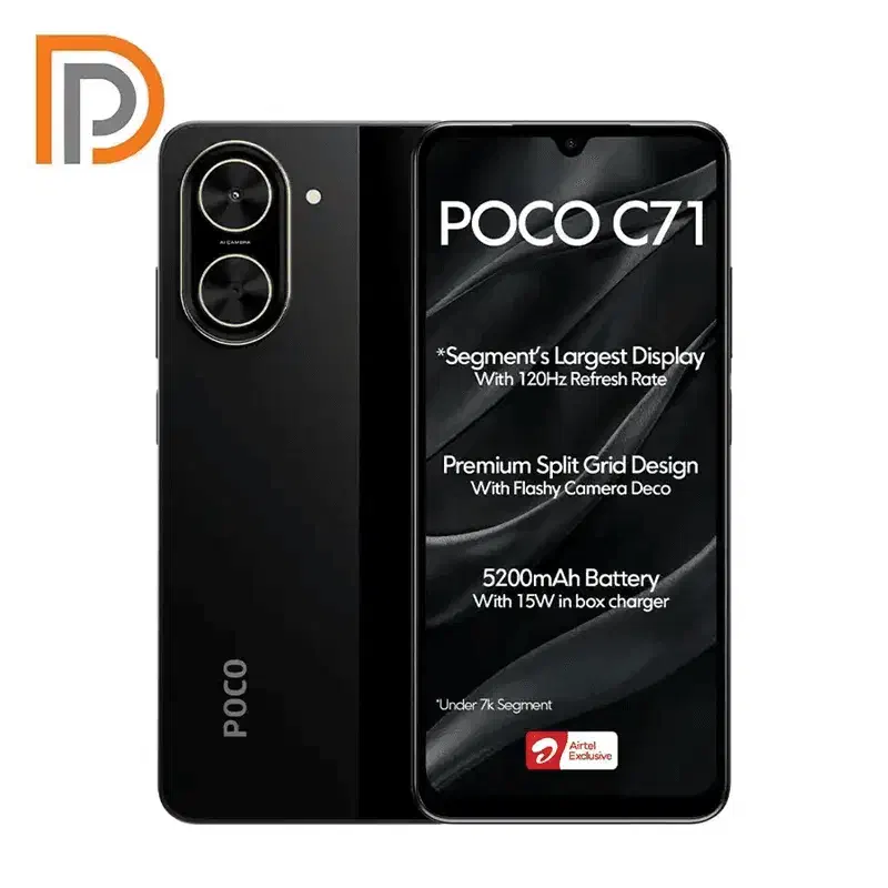 گوشی شیائومی Poco C71 با ظرفیت 4/128 گیگابایت|موبایل|مشهد, بهشت|دیوار