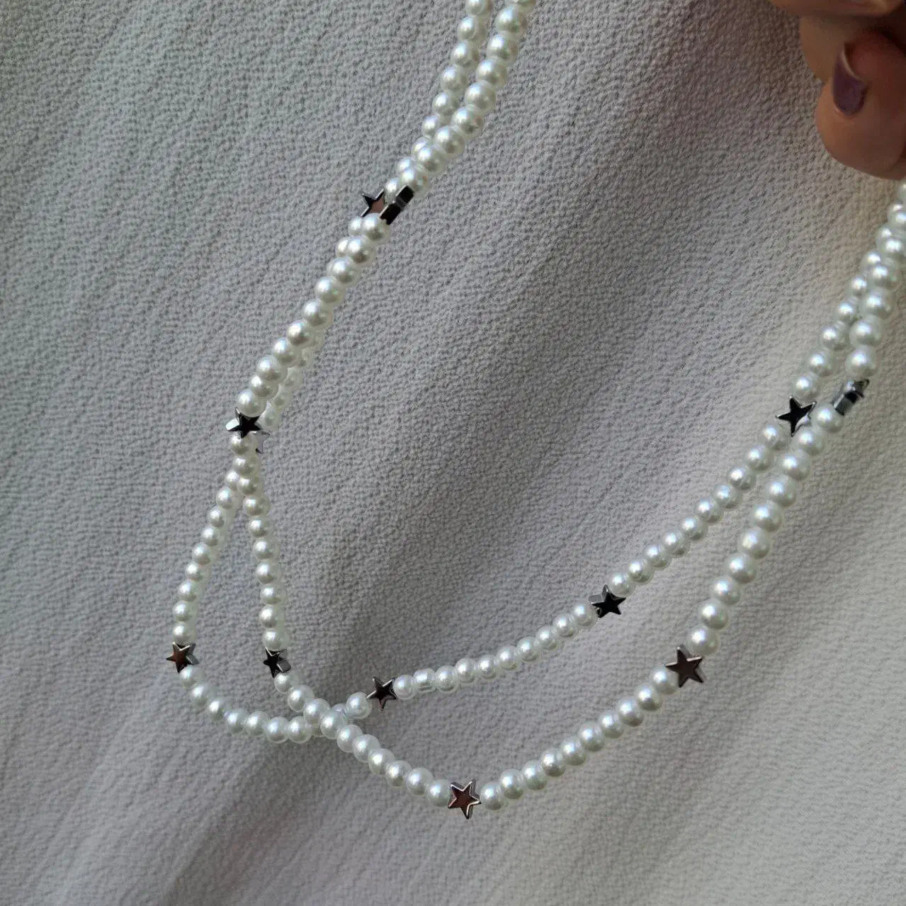 گردنبند مروارید ستاره ای|بدلیجات|قرچک, مهدیه|دیوار