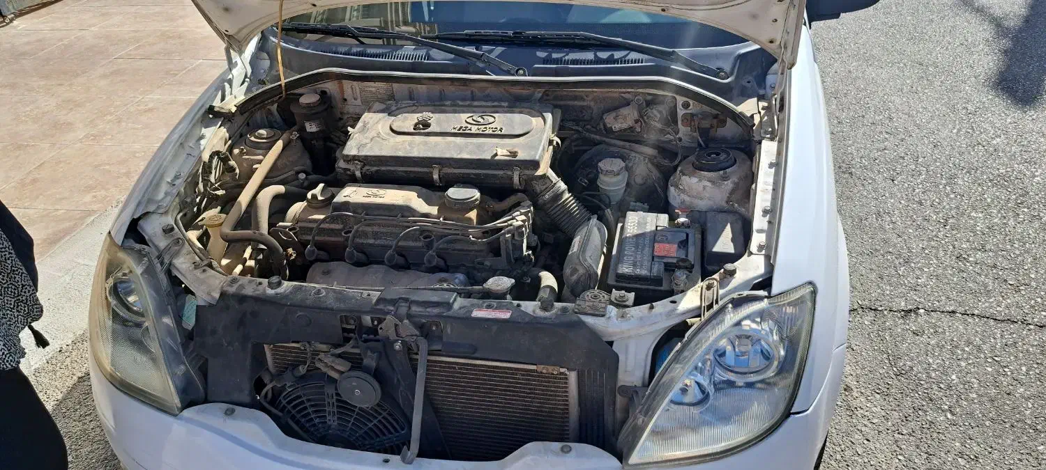 تیبا یک رنگ سفید|خودرو سواری و وانت|یزد, |دیوار