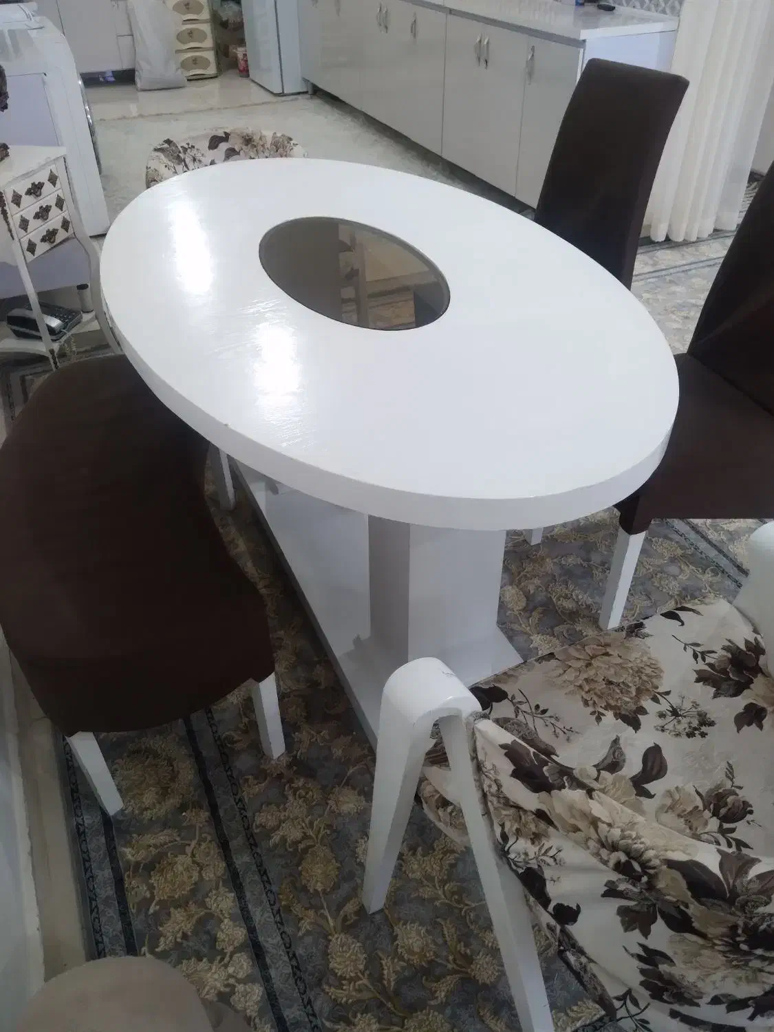 میز غذا خوری ۴ نفره|میز و صندلی غذاخوری|سریش آباد, |دیوار