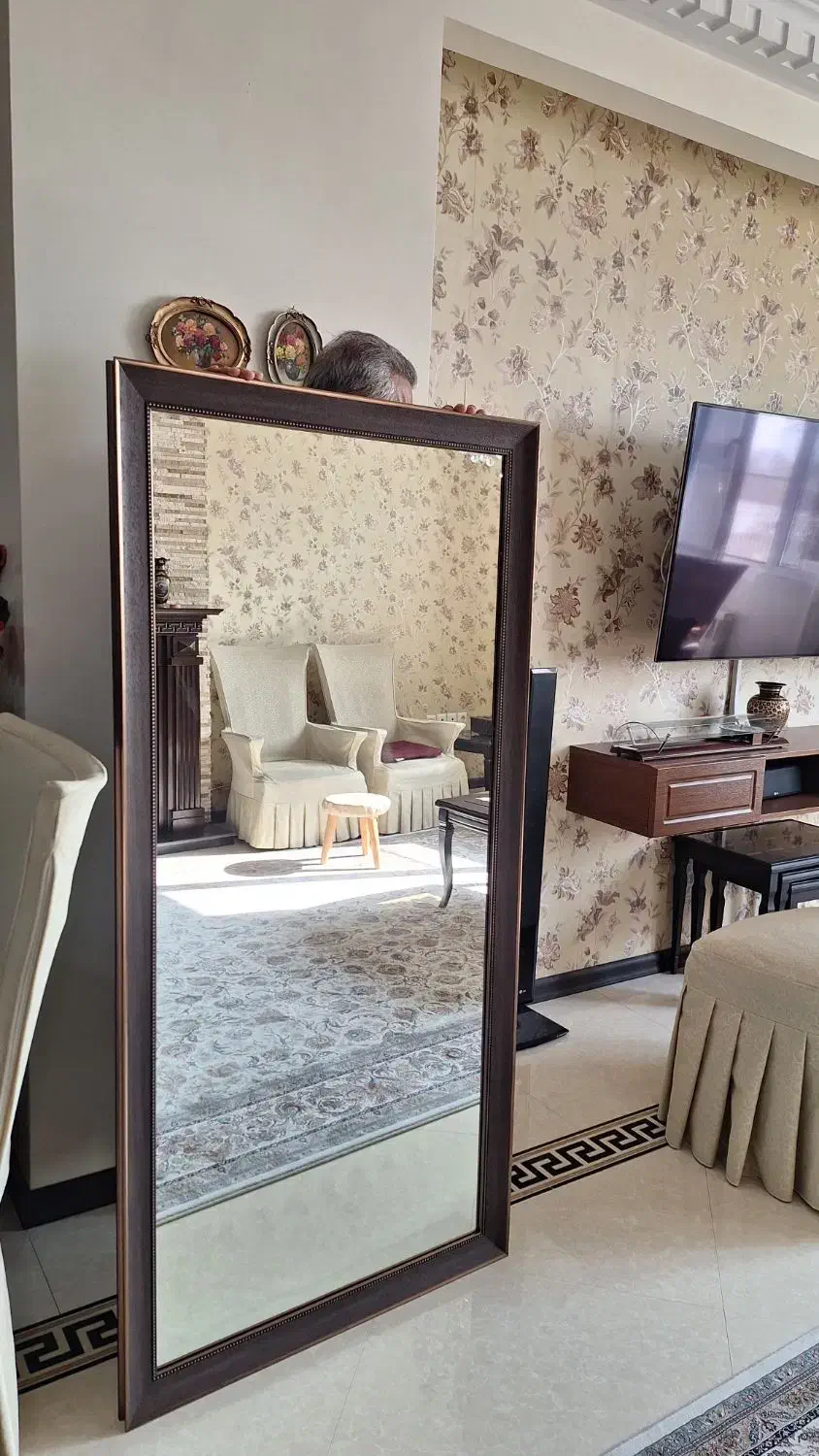 آینه قدی چوبی قدیمی|آینه|تهران, سردارجنگل|دیوار