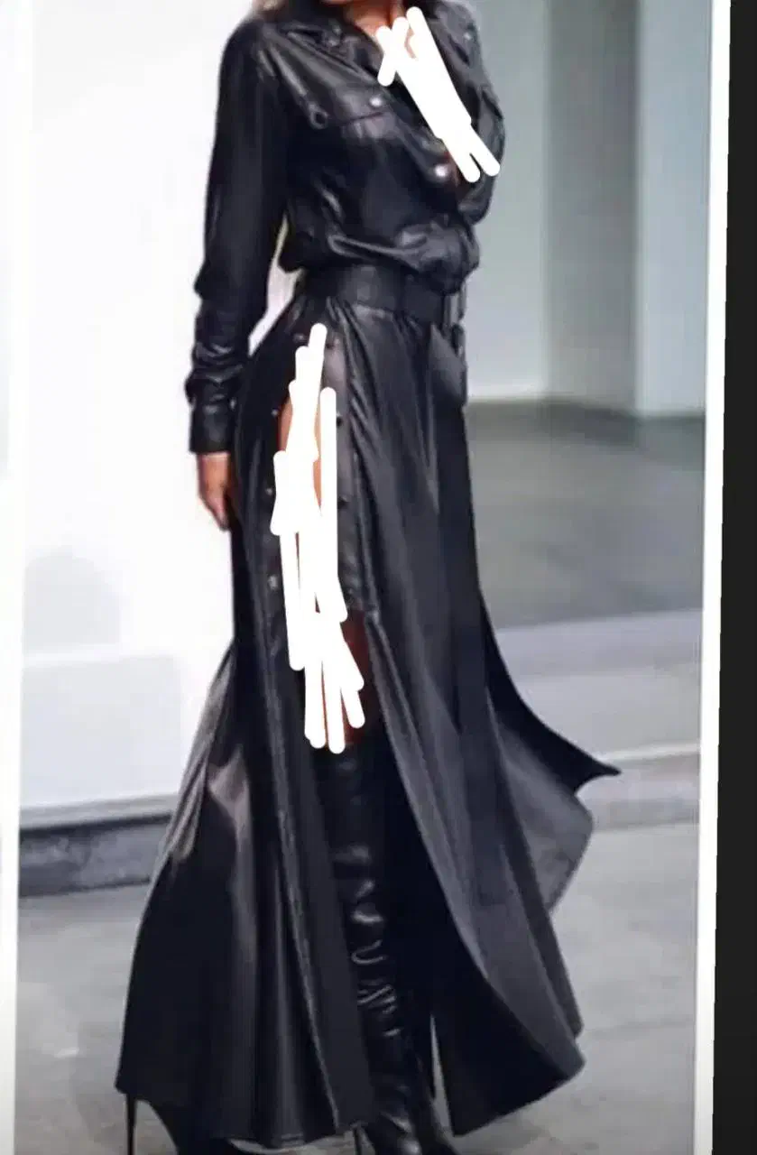 مانتو ترک بارونی کت زنانه وست پیراهن|لباس|شمشک, |دیوار