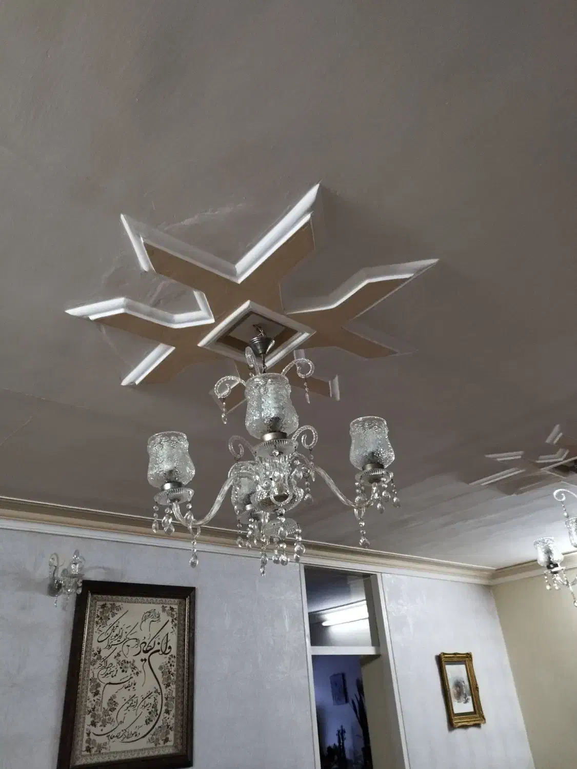 لوستر|لوستر و چراغ آویز|همدان, |دیوار