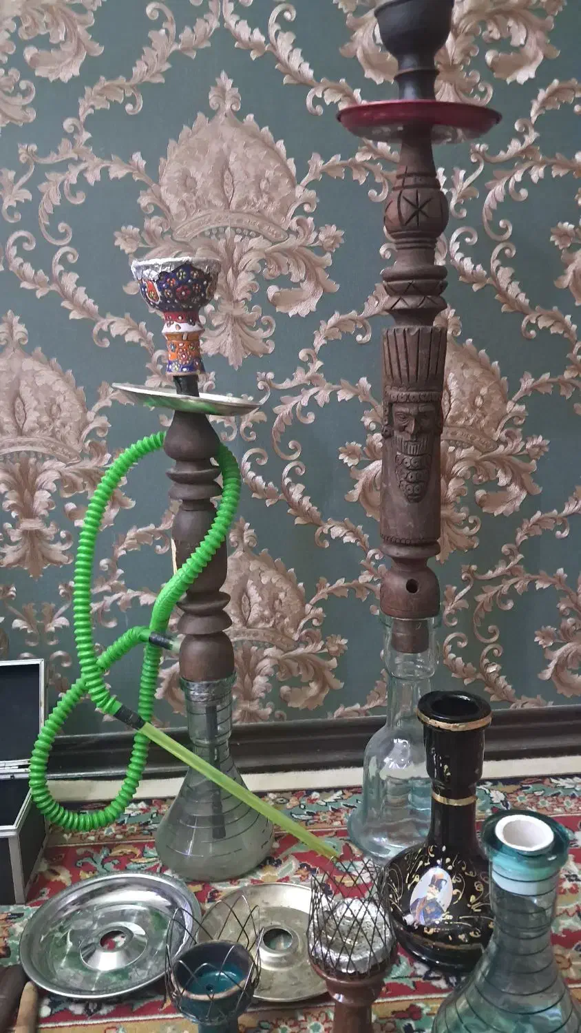 چهار عدد قلیان و وسایل|کلکسیون و سرگرمی|کرمان, |دیوار