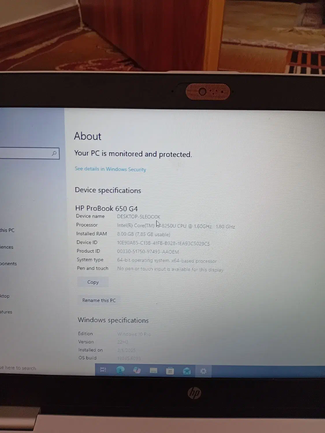 لپ تاپ hp probook 650 G4|رایانه همراه|سیرجان, |دیوار