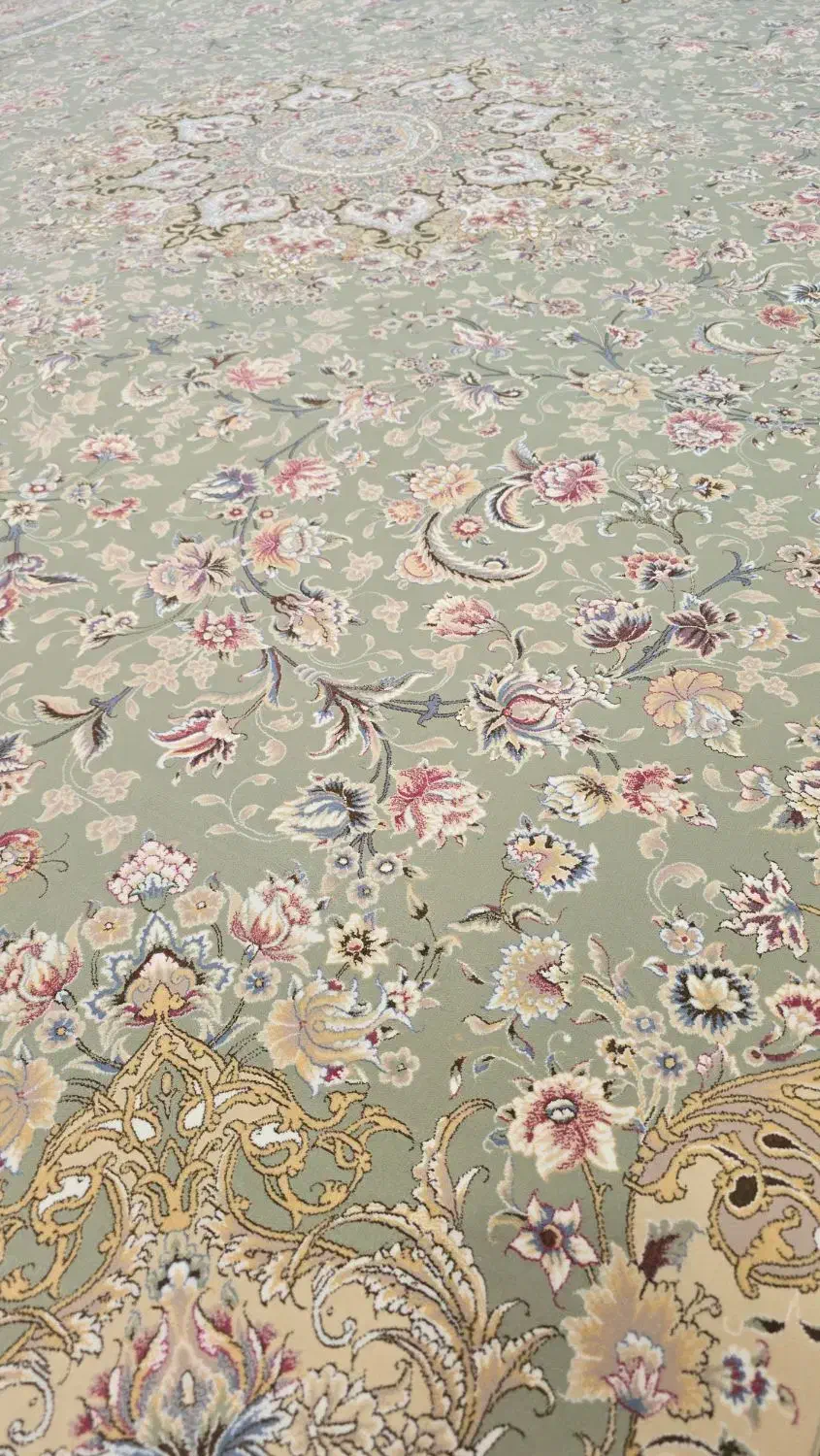 فرش ۱۲ متری ۱۲۰۰ شانه طرح باغ گل|فرش|تهران, نعمت‌آباد|دیوار