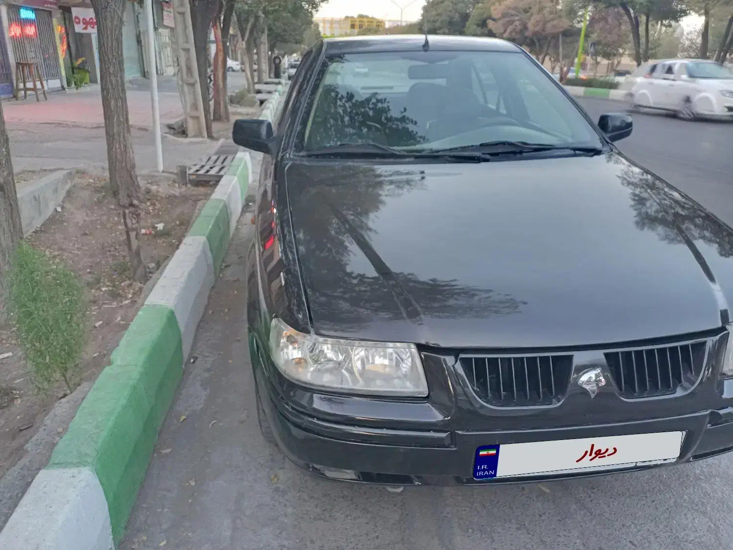 سمند ۹۱مشکی متالیک|خودرو سواری و وانت|شهرضا, |دیوار