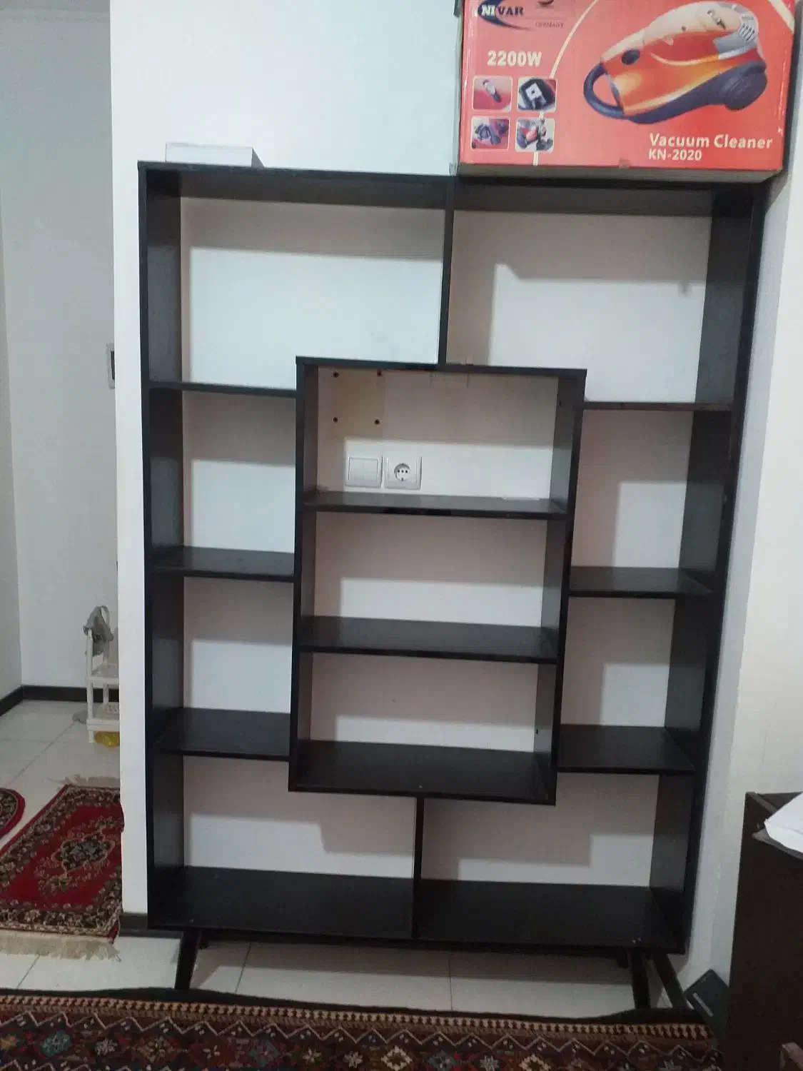 کتابخانه یا ویترین|کتابخانه، شلف، قفسه‌های دیواری|تهران, سبلان (لشگر)|دیوار